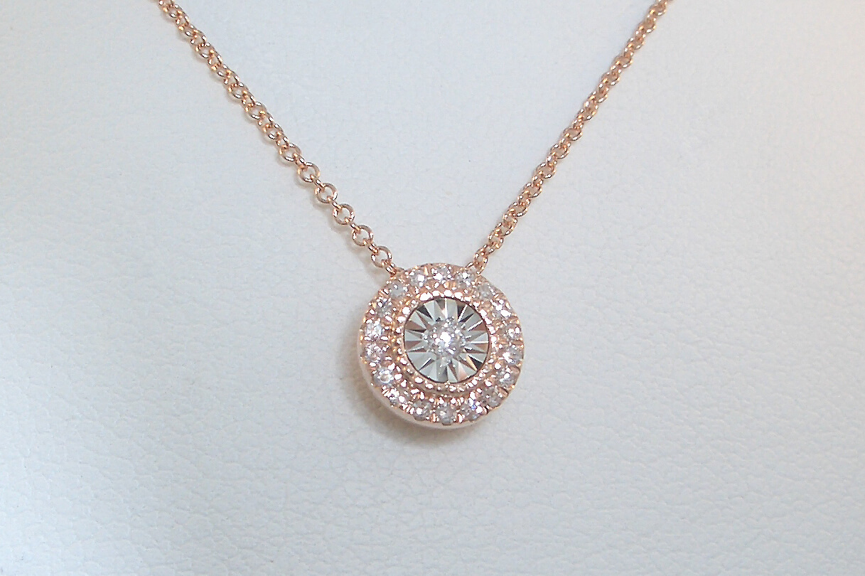 Kaleidoscope Rose Gold Pendant - Danenberg Jewelers