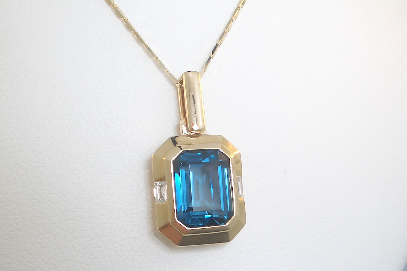 London Blue Topaz Pendant