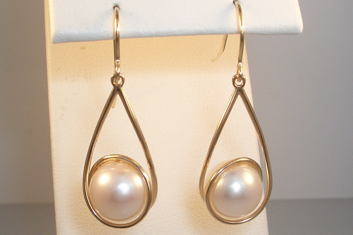 Teardrop Cage Pearls