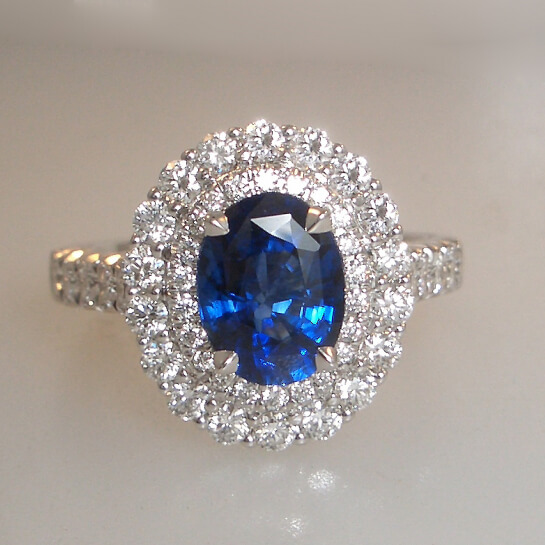 Blue Ceylon Sapphire Ring