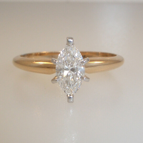 Marquise Diamond Solitaire
