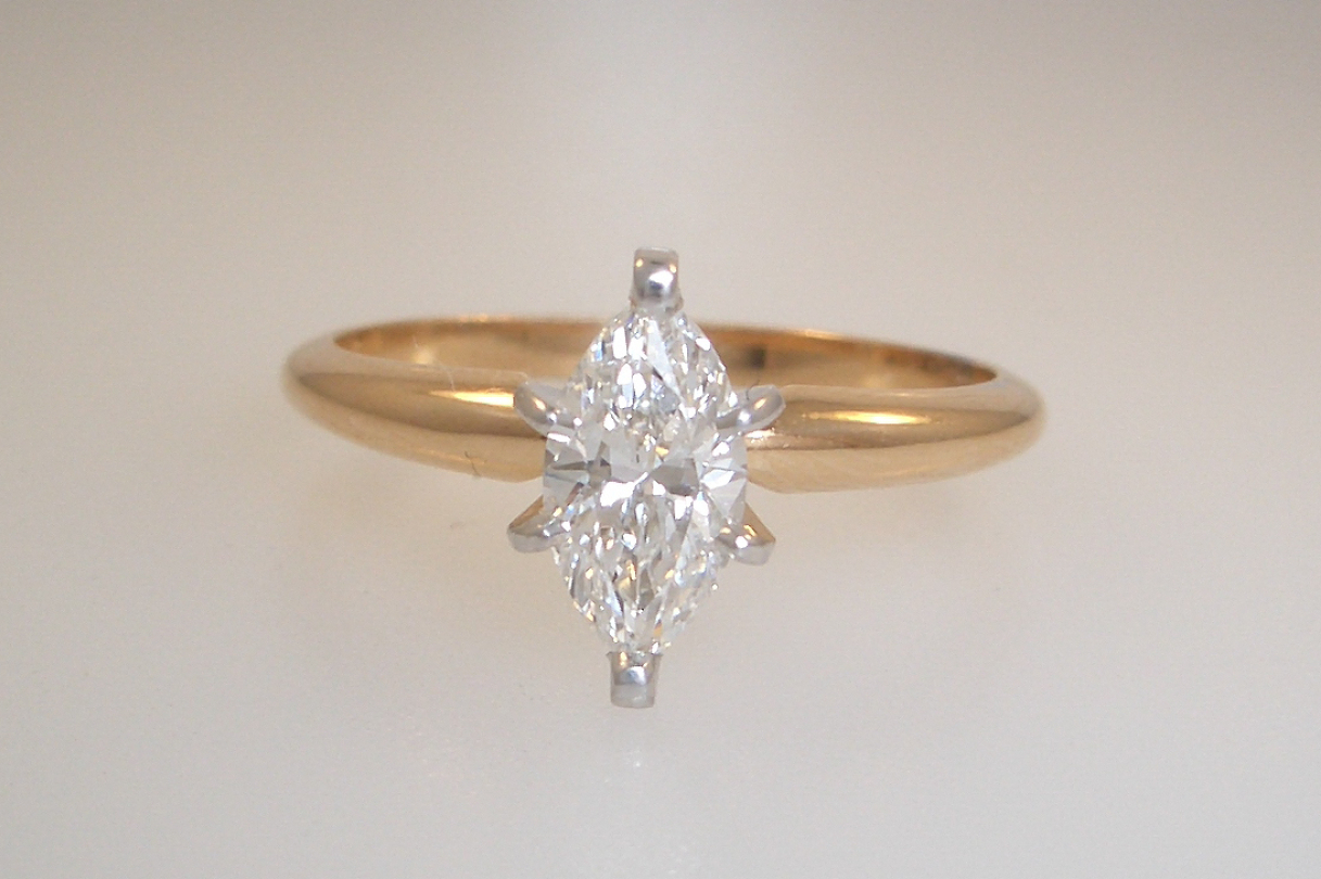 Marquise Diamond Solitaire