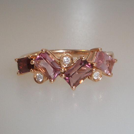 Funky Pink Tourmaline Ring