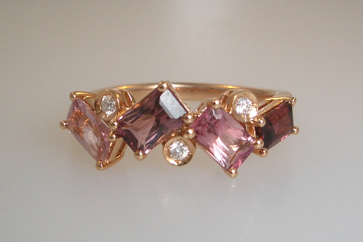 Funky Pink Tourmaline Ring