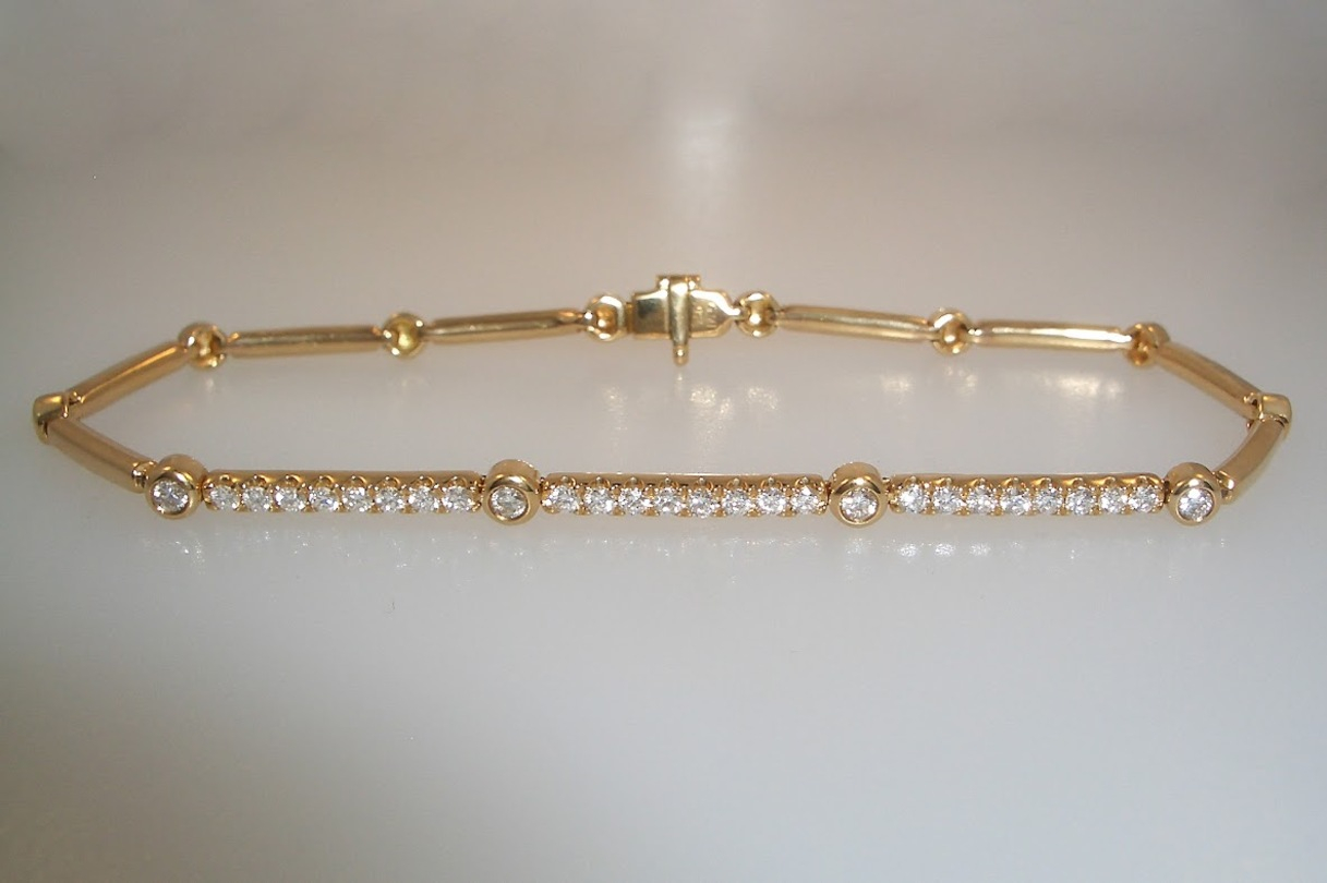 Art Deco Line Bracelet