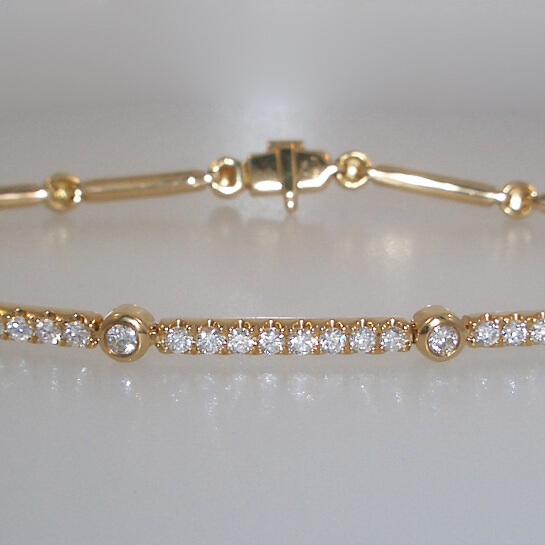 Art Deco Line Bracelet