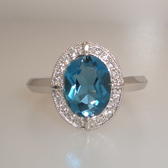 London Blue Ring