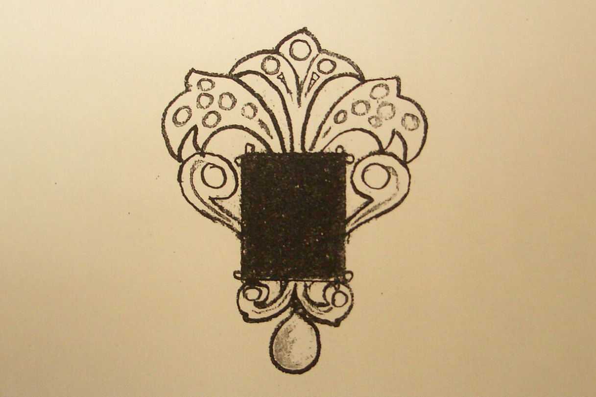 drawing of pendant