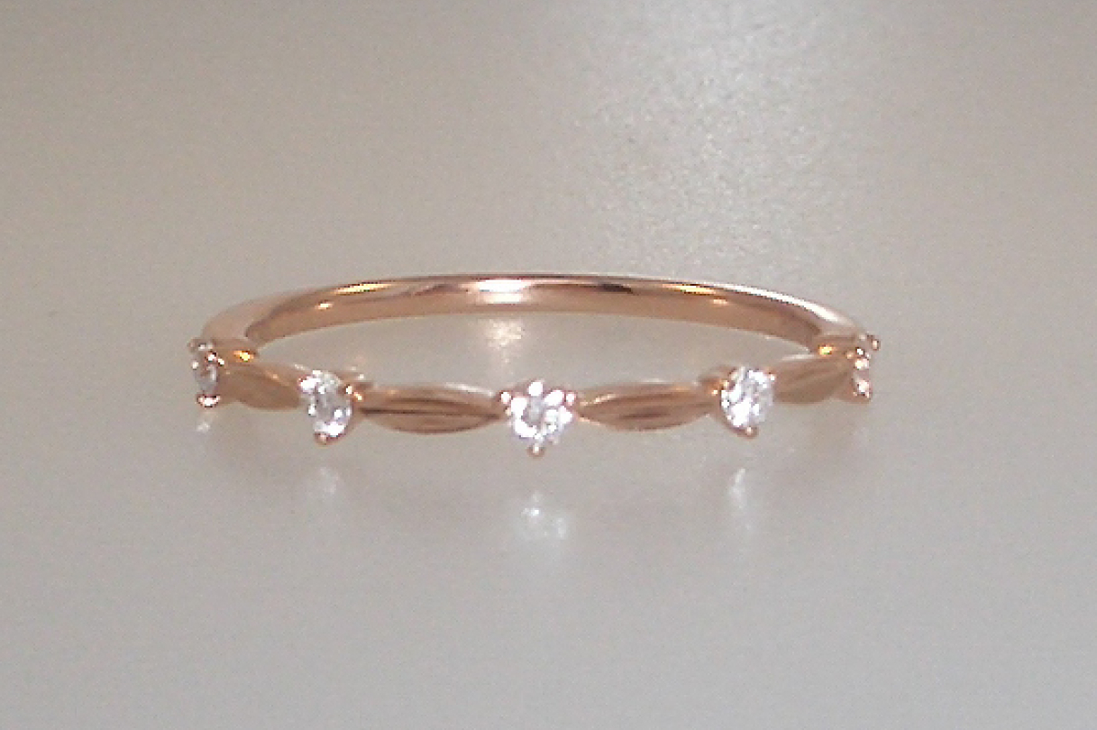 Rose and Diamond Band