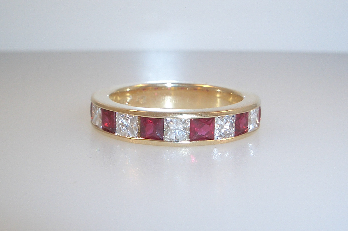 Unique Wrap Ruby Band 1/5 TCW