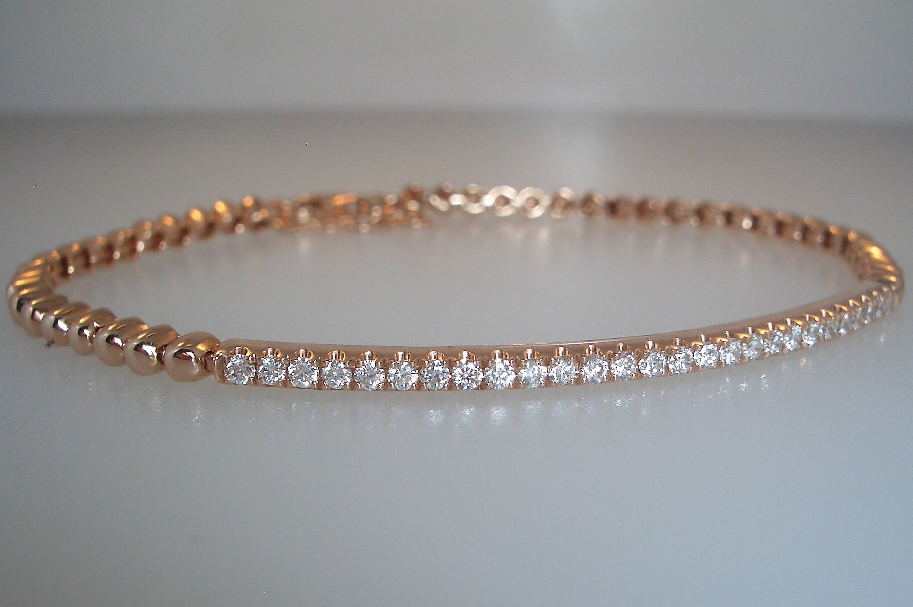 Rose Gold and Diamond Bracelet