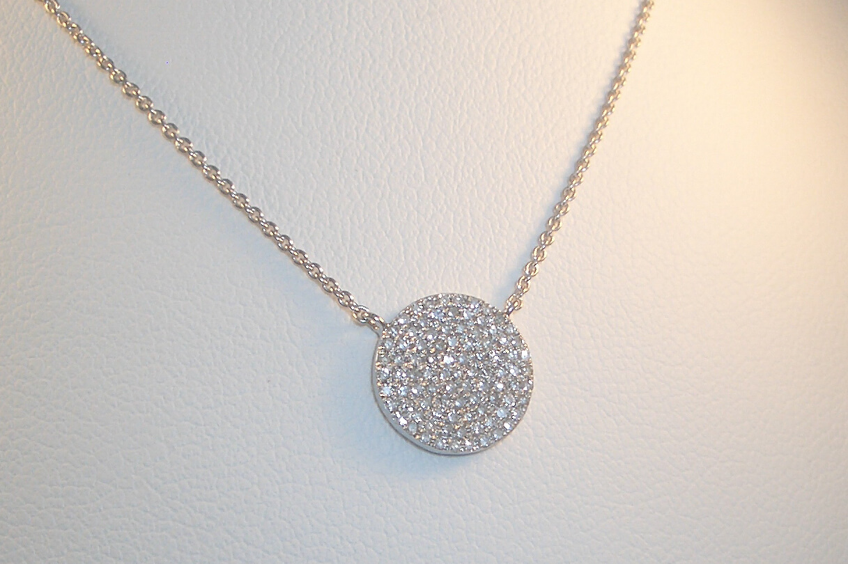 Diamond Disc Pendant