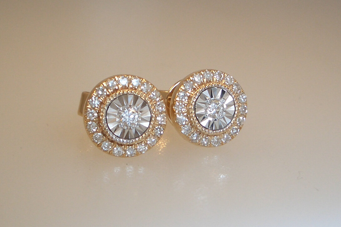 Kaleidoscope Diamond Studs